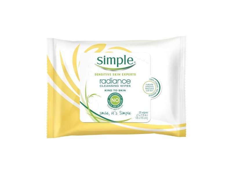 Simple Radiance Cleansing Wipes, 25 wipes Ingredients and Reviews
