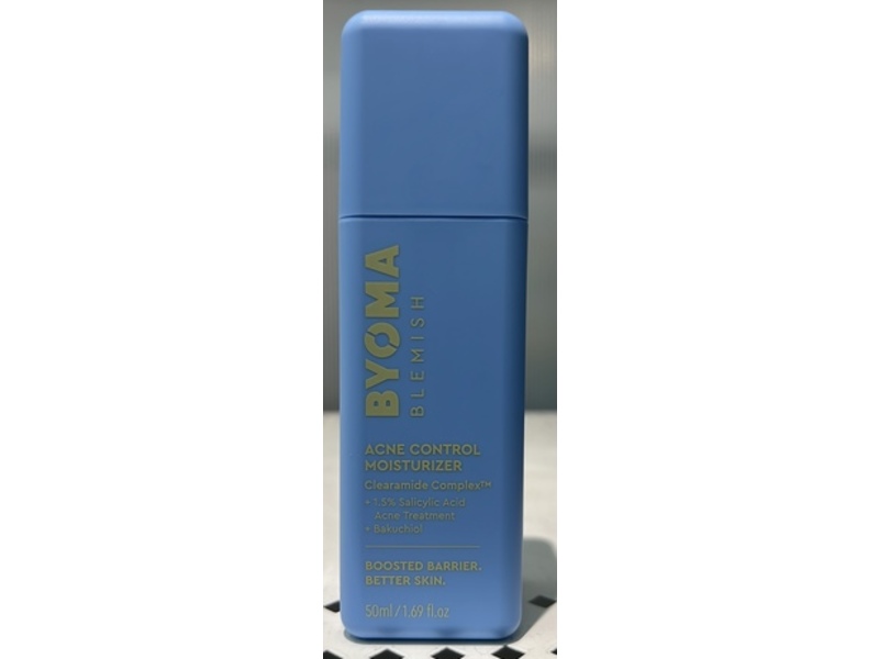 Byoma Blemish Acne Control Moisturizer, 1.69 fl oz/50 mL