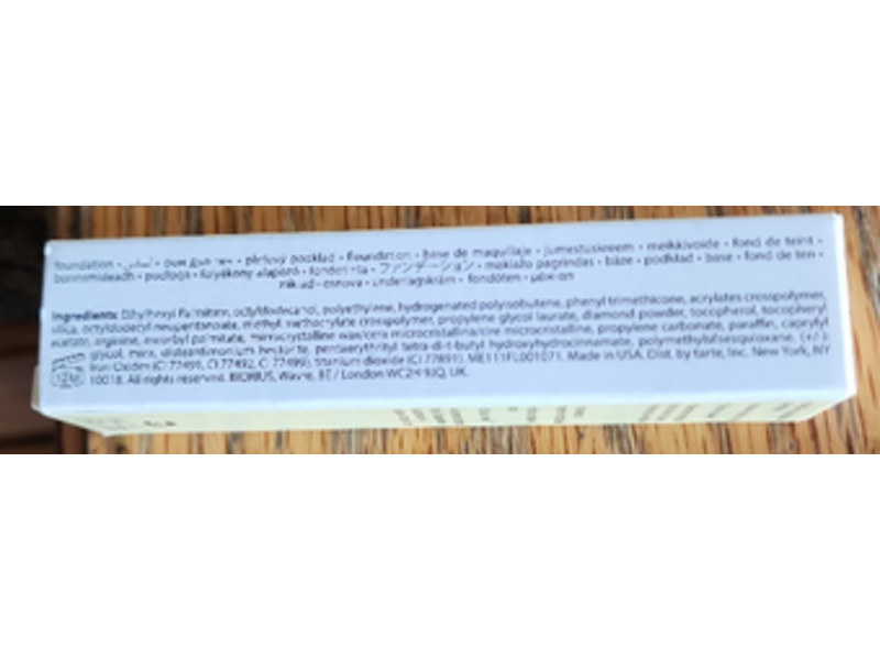 Tarte Sugar Rush Skin Treat Poreless Foundation, Light, 0.32oz/9 g