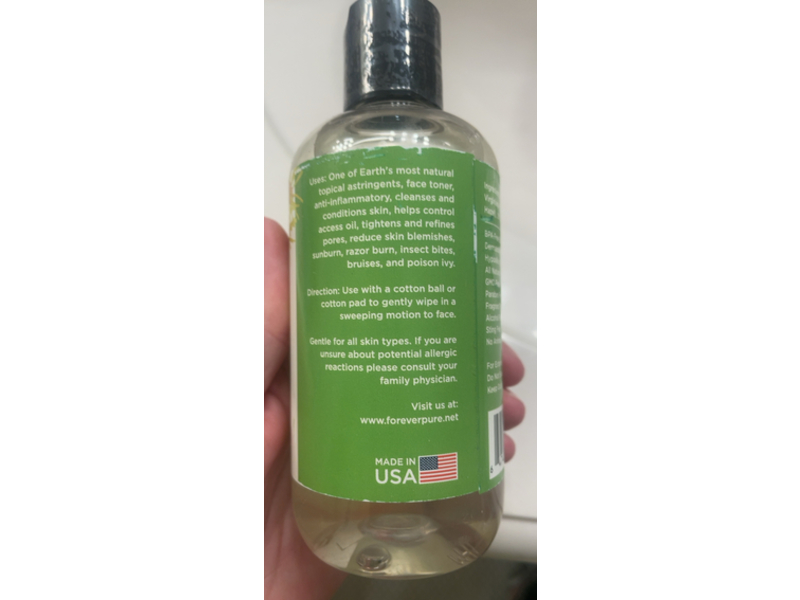 Forever Pure Witch Hazel, 8 fl oz/236 mL