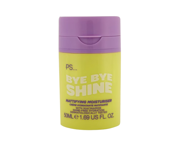 Ps... Bye Bye Shine Mattifying Moisturiser, Niacinamide, 1.69 fl oz/50 mL