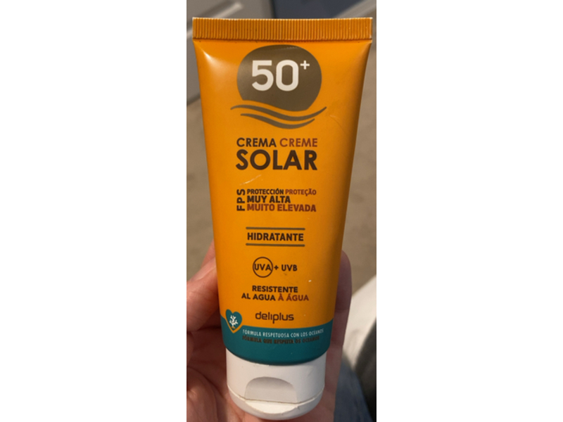 Deliplus Sunscreen Cream, SPF 50+, 100 mL