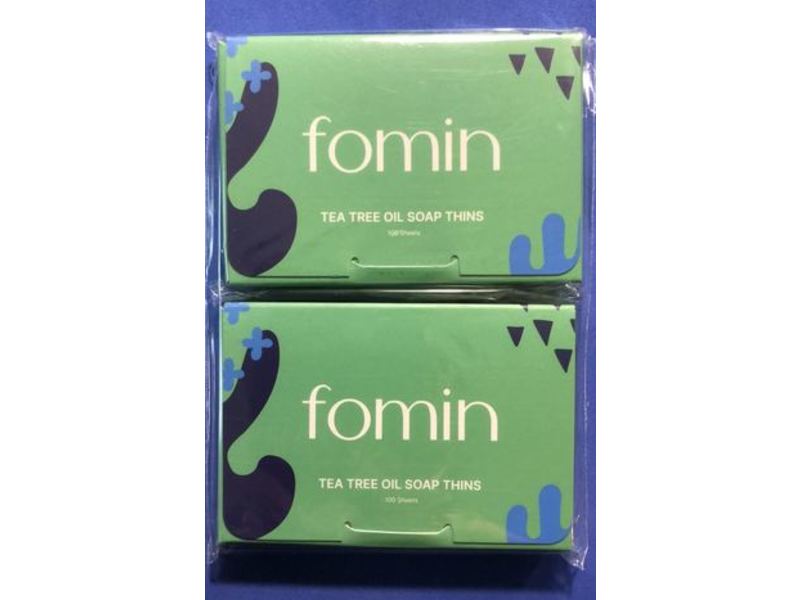 Fomin Soap Thins, Tea Tree Oil, 100 Sheets