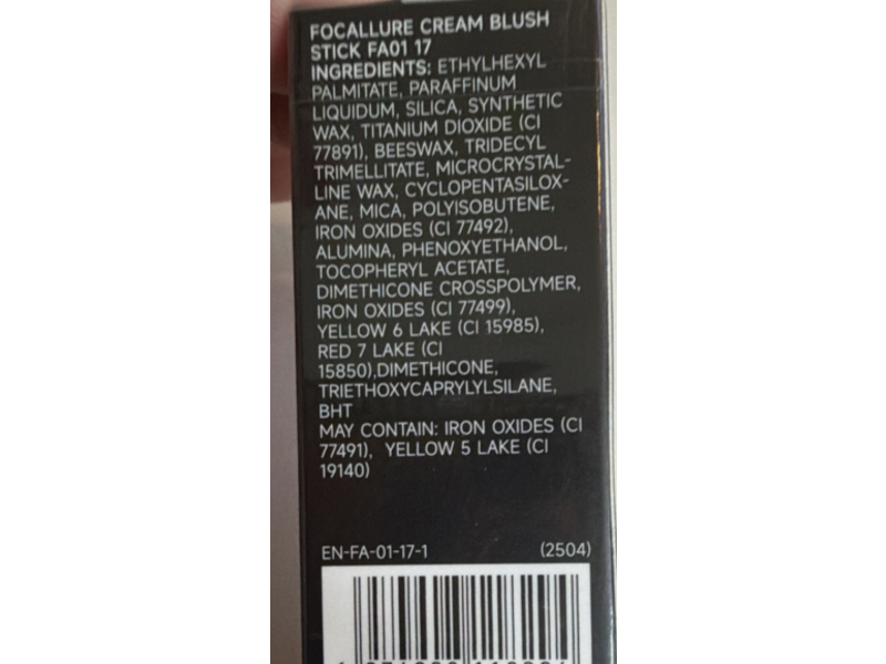 Focallure Cream Blush Stick, FA01, 0.21 oz/6 g