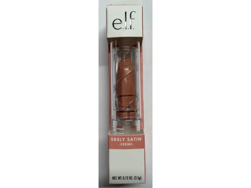 e.l.f. Cosmetics Srsly Satin Lipstick, Creme, 0.16 oz