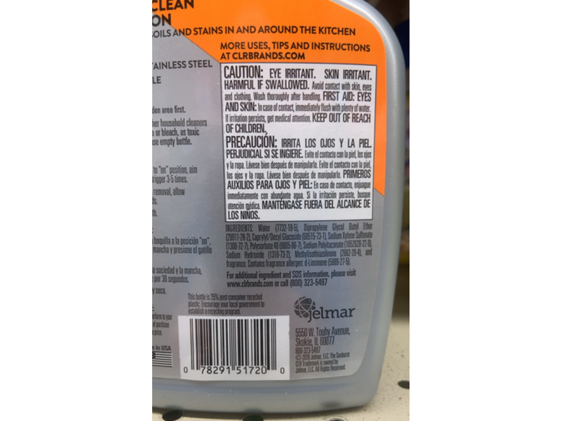 Clr Multi Purpose Cleaner, Clean Lemon, 22 fl oz/651 mL
