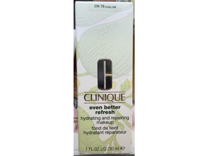 Clinique Even Better Refresh Hydrating And Repairing Makeup Foundation, Cn 78 Nutty, 1 fl oz/30 mL