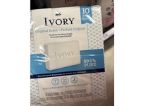Ivory Gentle Bar Soap, Original Scent, 3.17 oz/90 g, 10 Count - thumbnail 2