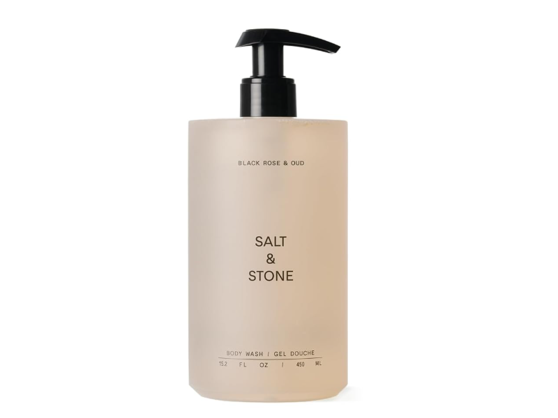 Salt & Stone Body Wash, Black Rose & Oud , 15.2 fl oz/450 mL