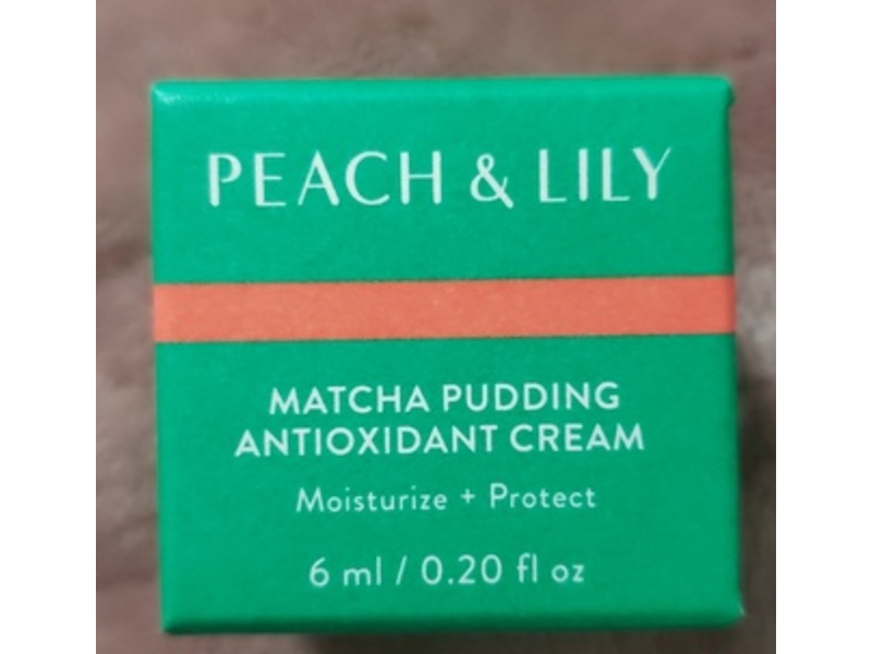 Peach & Lily Matcha Pudding Antioxidant Cream, 0.20 fl oz/6 m