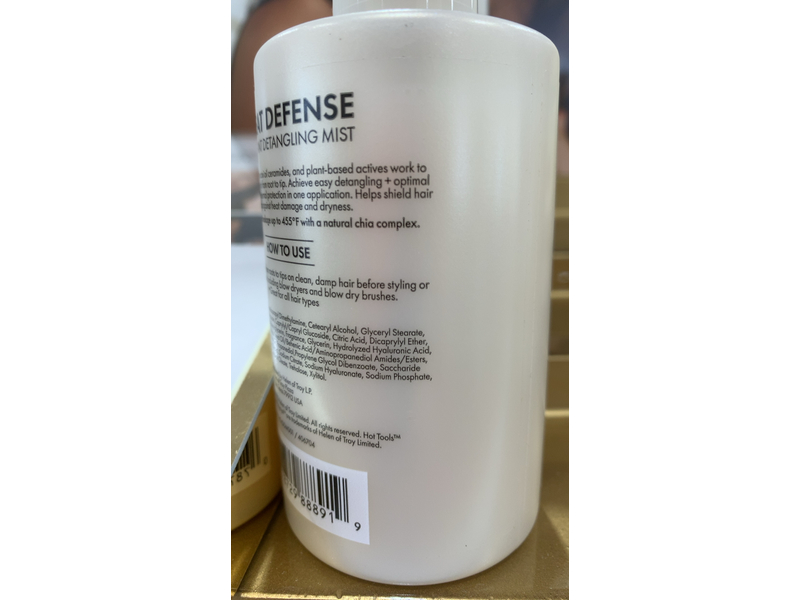 Hot Tools Pro Artist Hat Defense Instant Detangling Mist, 6.4 fl oz/189 mL