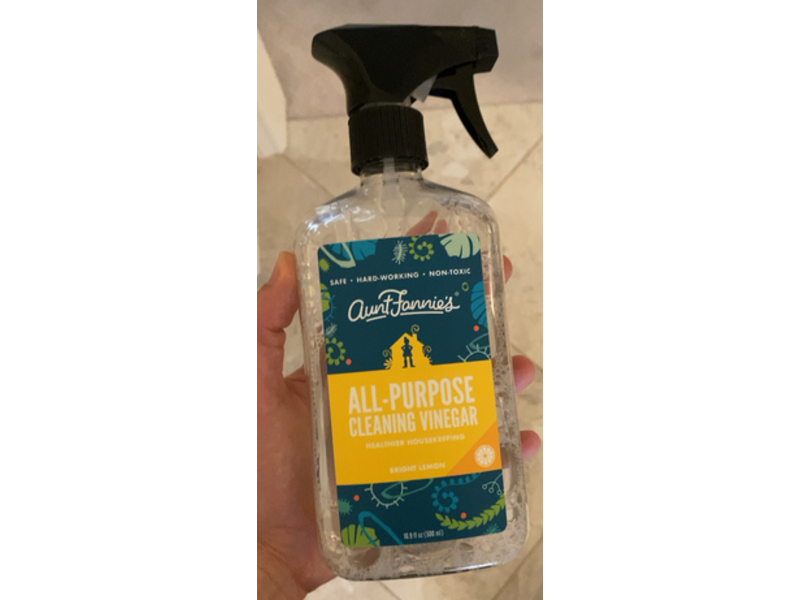 Aunt Fannie's All - Purpose Cleaning Vinegar, Bright Lemon, 16.9 fl oz/500 mL