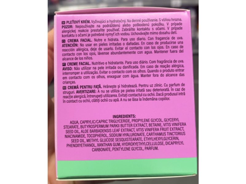 SkinBliss Hydrating Face Cream, Grape Fragrance, 50 mL