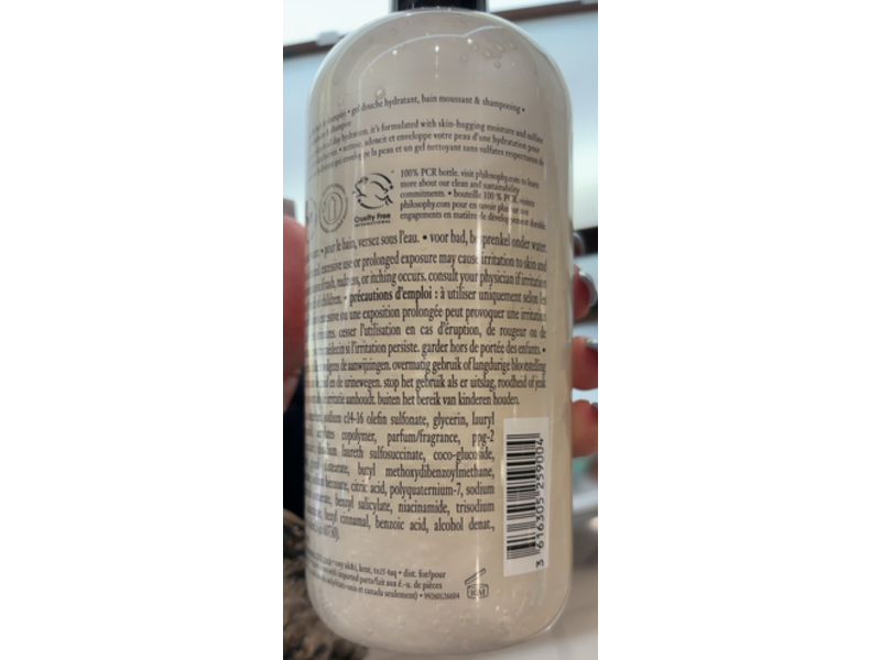 Philosophy Hydrating Shower Gel, Pure Grace, 16 fl oz/480 mL