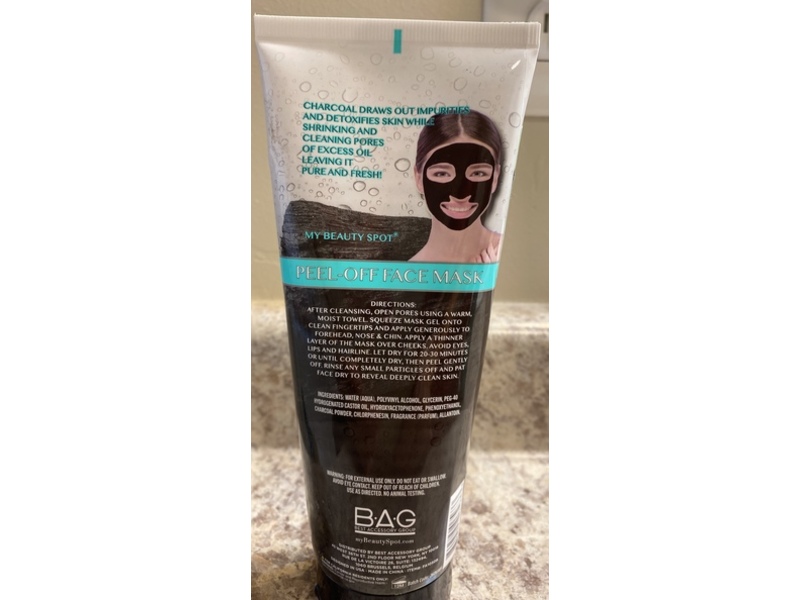 My Beauty Spot Charcoal Infused Peel-Off Mask, 6.7 fl oz/200 mL