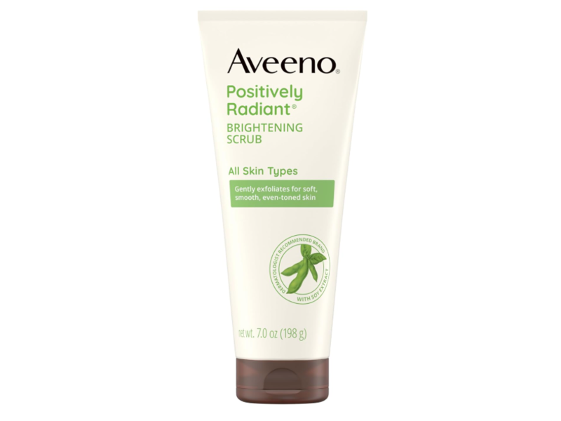 Aveeno Positively Radiant Skin Brightening Daily Scrub, 7 fl oz /198 g