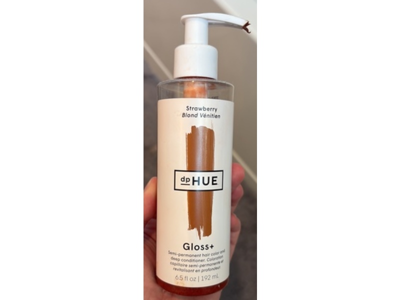 dpHUE Gloss+ Semi-Permanent Hair Color, Strawberry, 6.5 fl oz/192 mL