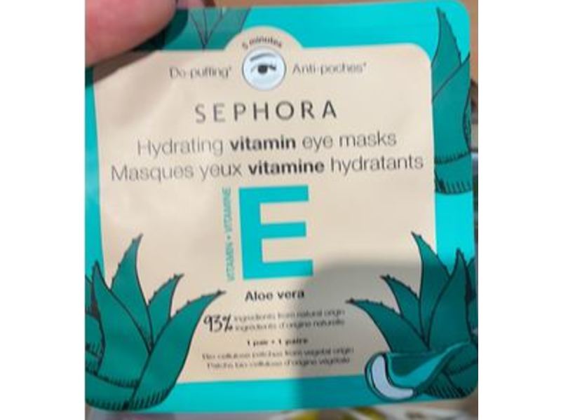 Sephora Collection Hydrating Vitamin Eye Marks, Aloe Vera + Vitamin E