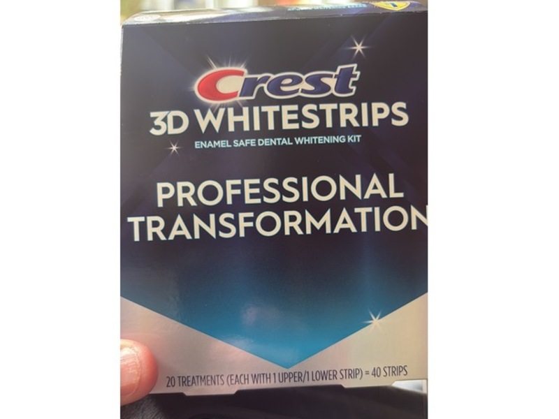 Crest 3D Whitesrips Professional Transformation Dental Whitening Kit, 40 Count