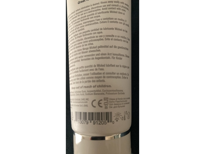Wicked Sensual Care Simply Hydrid Jelle Blended Gel Lubricant, Olive Leaf Extract, 4 fl oz/120 mL
