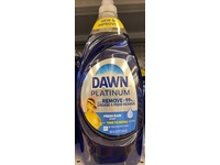 Dawn Platinum Dishwashing Liquid, Fresh Rain, 30 fl oz/887 mL - thumbnail 2