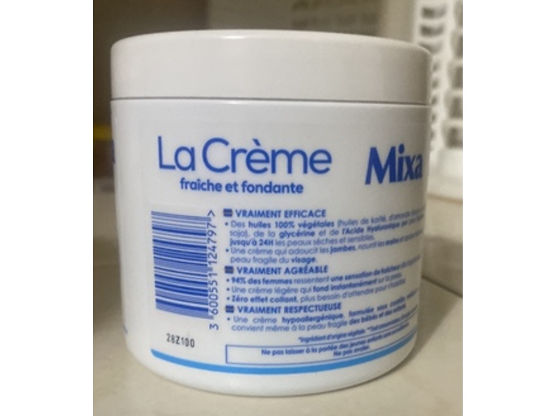 Mixa Fresh & Melting Moisturizing Cream, 400 mL