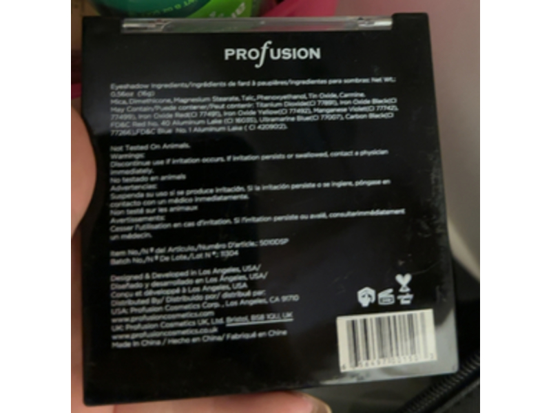 Profusion Cosmetics Eyeshadow Palette, Posh, 0.56 oz/16 g