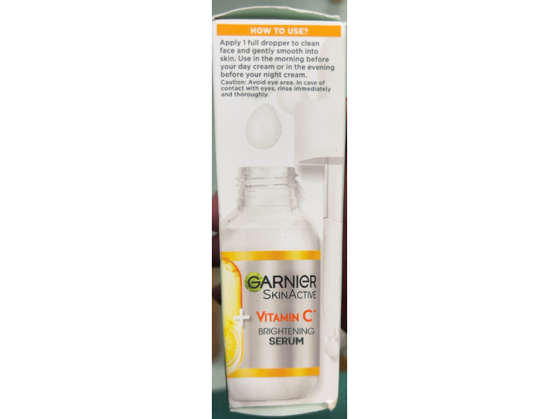Garnier Skin Active Brightening Serum, Vitamin C, 30mL