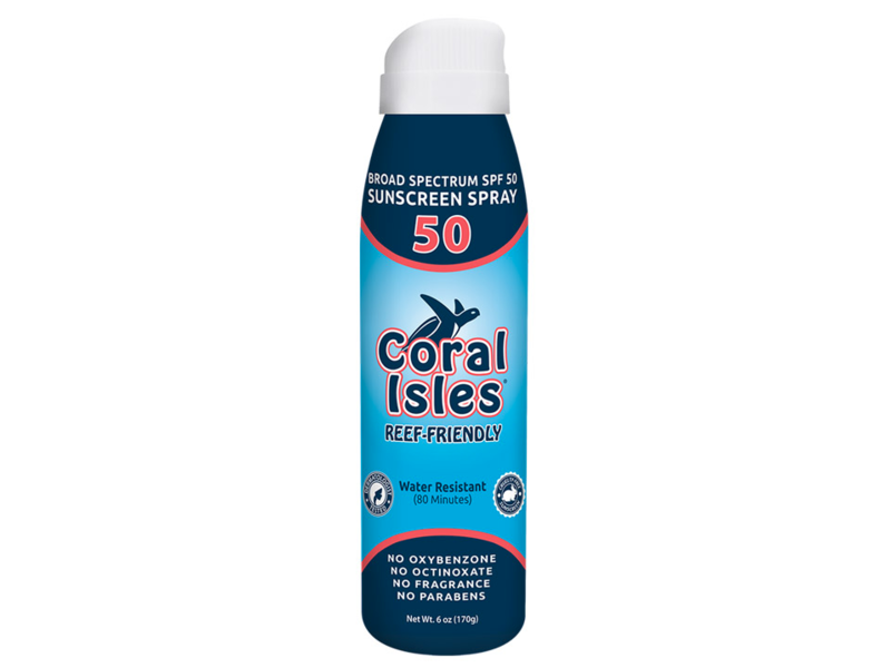 Coral Isles Sunscreen Spray, SPF 50, 6 oz/170 g, Pack Of 3