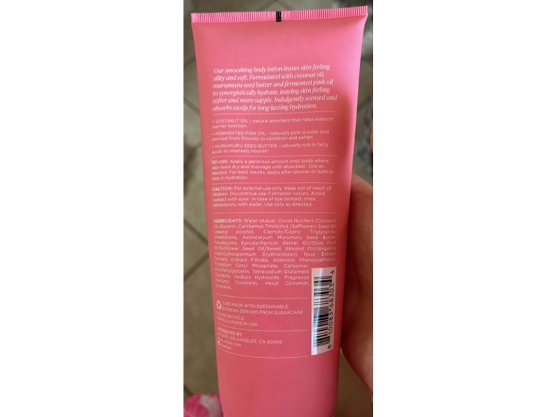 Saltair Pink Beach Smoothing Body Lotion, 10 fl oz/295 mL, Pack Of 2