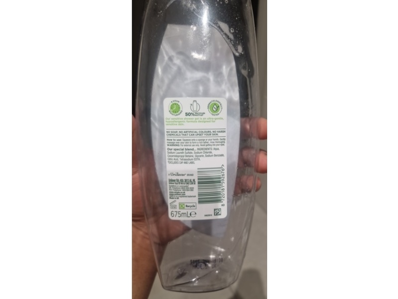 Simple Shower Gel, Sensitive, 675 mL