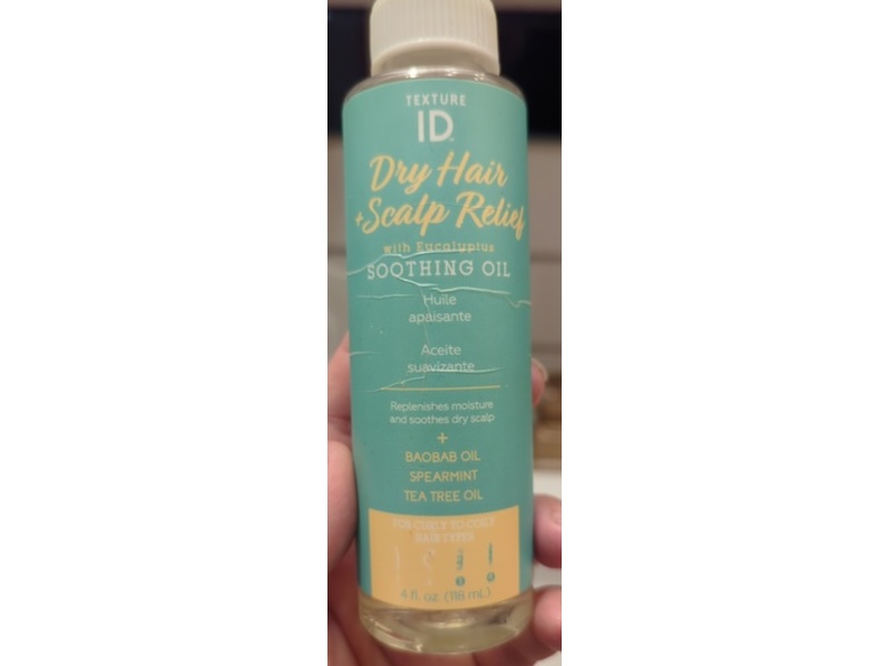 Texture ID Dry Hair + Scalp Relief Soothing Oil, Eucalyptus, 4 fl oz/118 mL