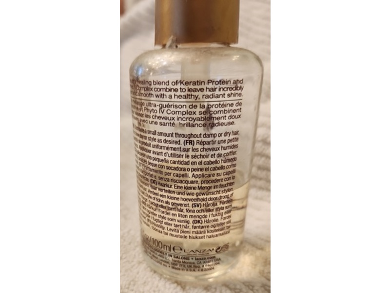 L'anza Keratin Healing Oil, 3.4 fl oz/100 mL