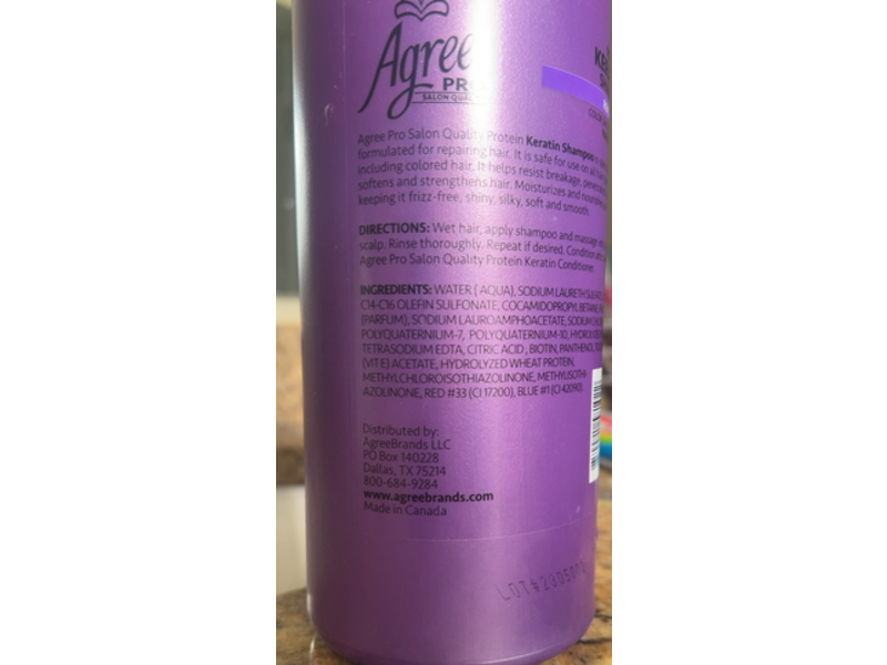 Agree Keratin Repairing Shampoo, 32 fl oz/946 mL