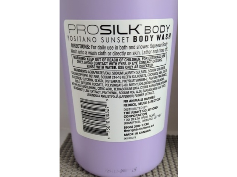 Pro Silk Body Moisturizing Body Wash, Positano Sunset, 32 fl oz/946 mL, Pack Of 2