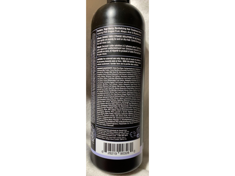 Tweak'd By Nature Restore Revitalizing Hair Treatment Mist, Yogi-Berry, 16 fl oz/473.2 mL