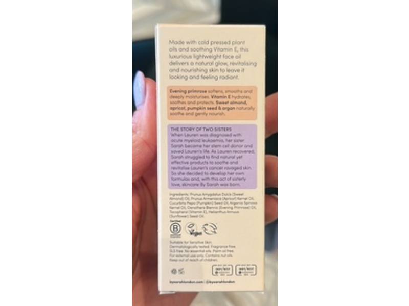 By Sarah Hero Facial Oil, 1.01 fl oz/30 mL