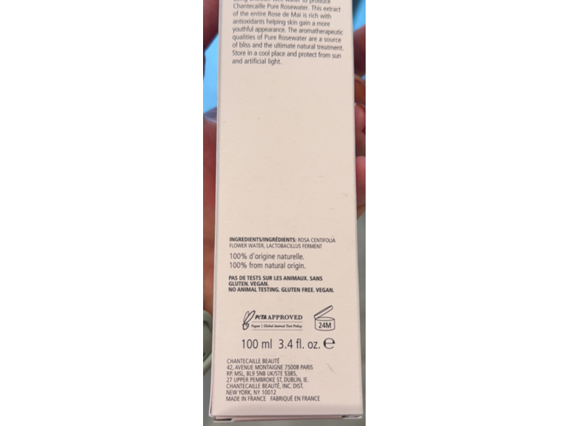 Chantecaille Aromacologie Pure Rosewater, 3.4 fl oz/100 mL