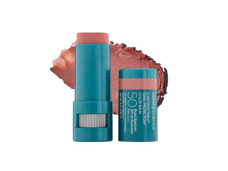 Colorescience Sunforgettable Total Protection Color Balm, SPF 50 PA++++, Savanna, 0.32 oz/9 g
