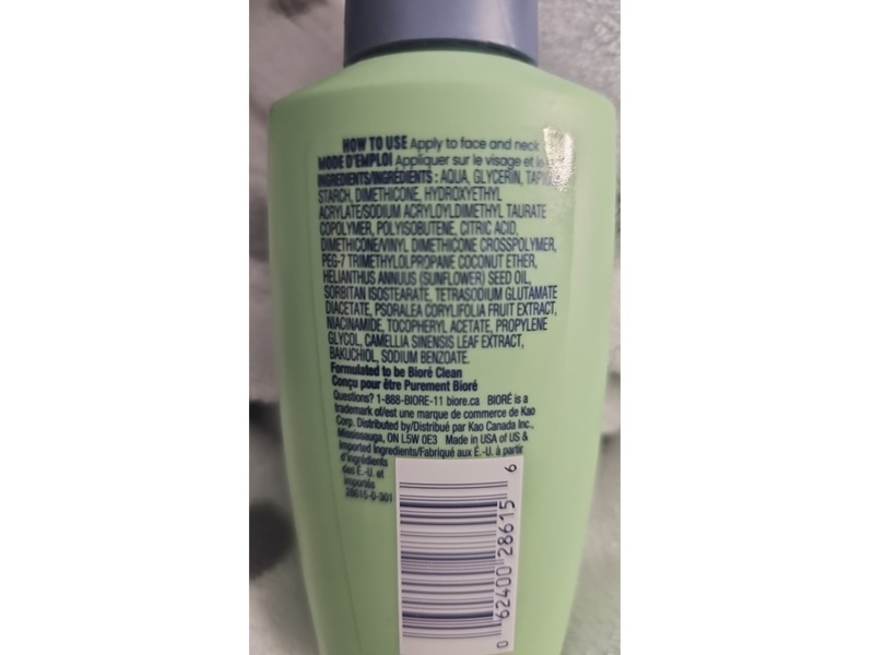 Biore Clean Detox Daily Moisturizer, 100 mL