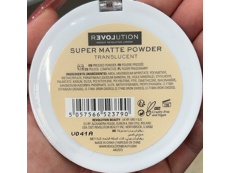 Revolution Super Matte Powder, Translucent, 0.21 oz/6 g