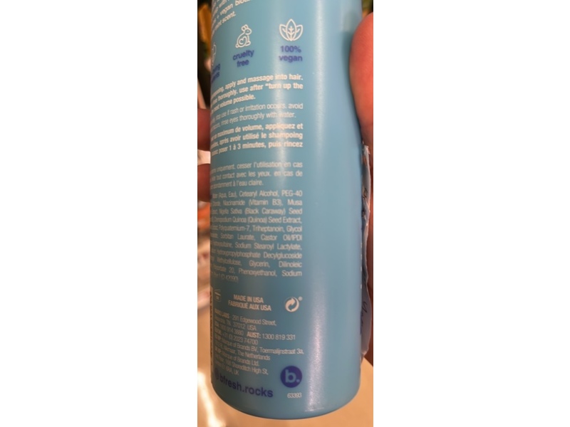 b.fresh Turn Up The Volume Volumizing Conditioner, Lavender Mint, 12 fl oz/355 mL