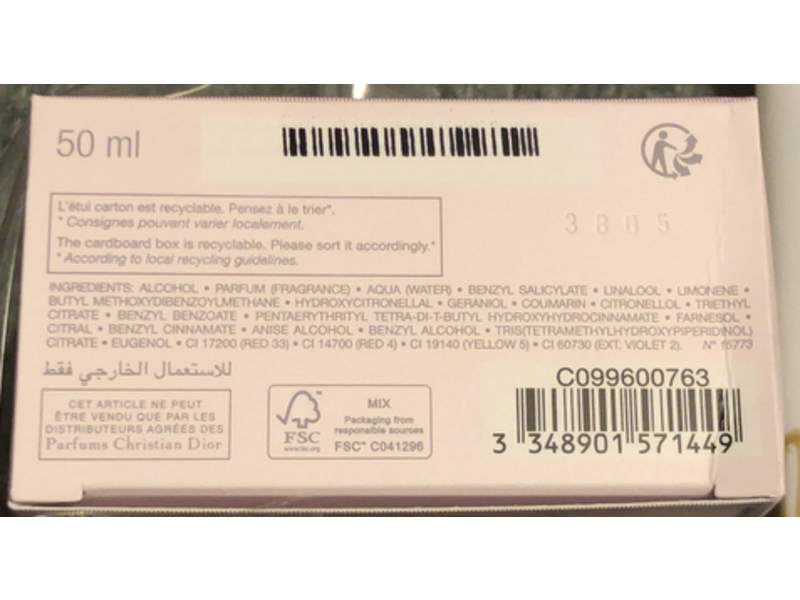 Dior Miss Eau de Parfum, 1.7 fl oz/50 mL