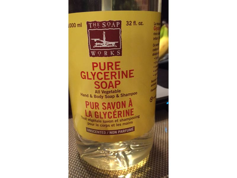 The Soap Works Pure Glycerine Soap, 32 fl oz/1000 mL