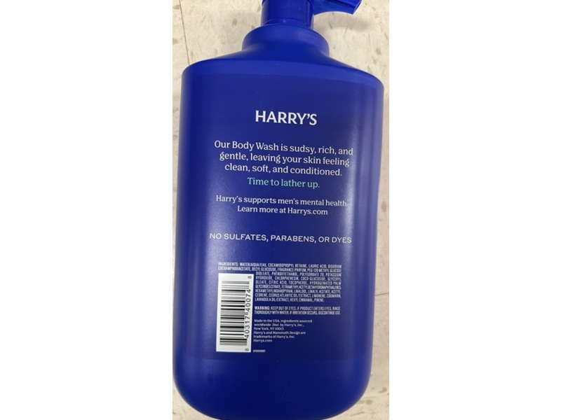Harry's Body Wash, Wildlands, 30 fl oz/887 mL