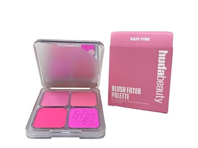 Huda Beauty Blush Filter Palette, Baby Pink, 0.26 fl oz/7.5 g