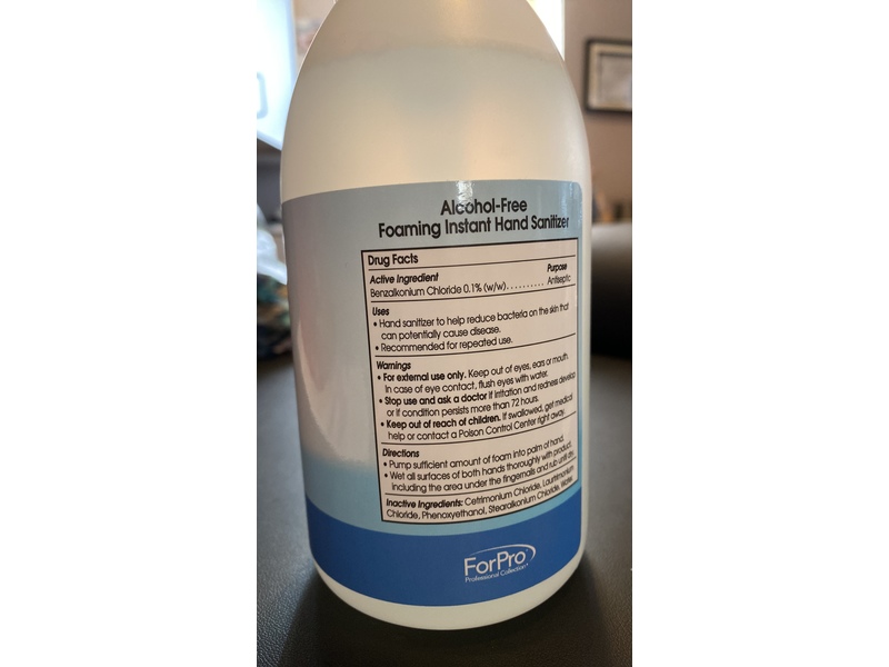 For Pro Foaming Instant Hand Sanitizer, 18 fl oz/532 mL