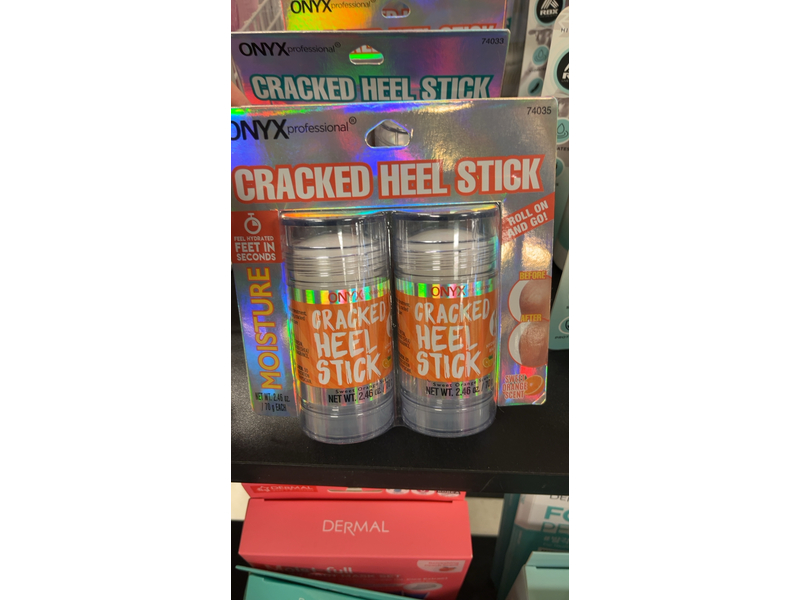 Onyx Professional Cracked Heel Stick, Sweet Orange, 2.46 oz/70 g, Pack Of 2