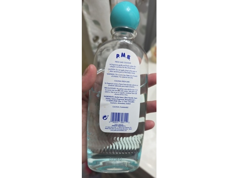 P.M.B Cologne, Fresh Lime, 8.3 fl oz/250 mL