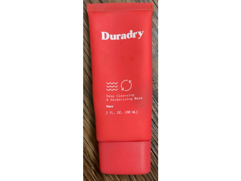 Duradry Deep Cleansing & Deodorizing Wash, Aqua, 2 fl oz/60 mL